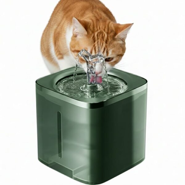 2L Smart Cat Water Fountain, Ultra-Quiet Automatic Pet Water Dispense